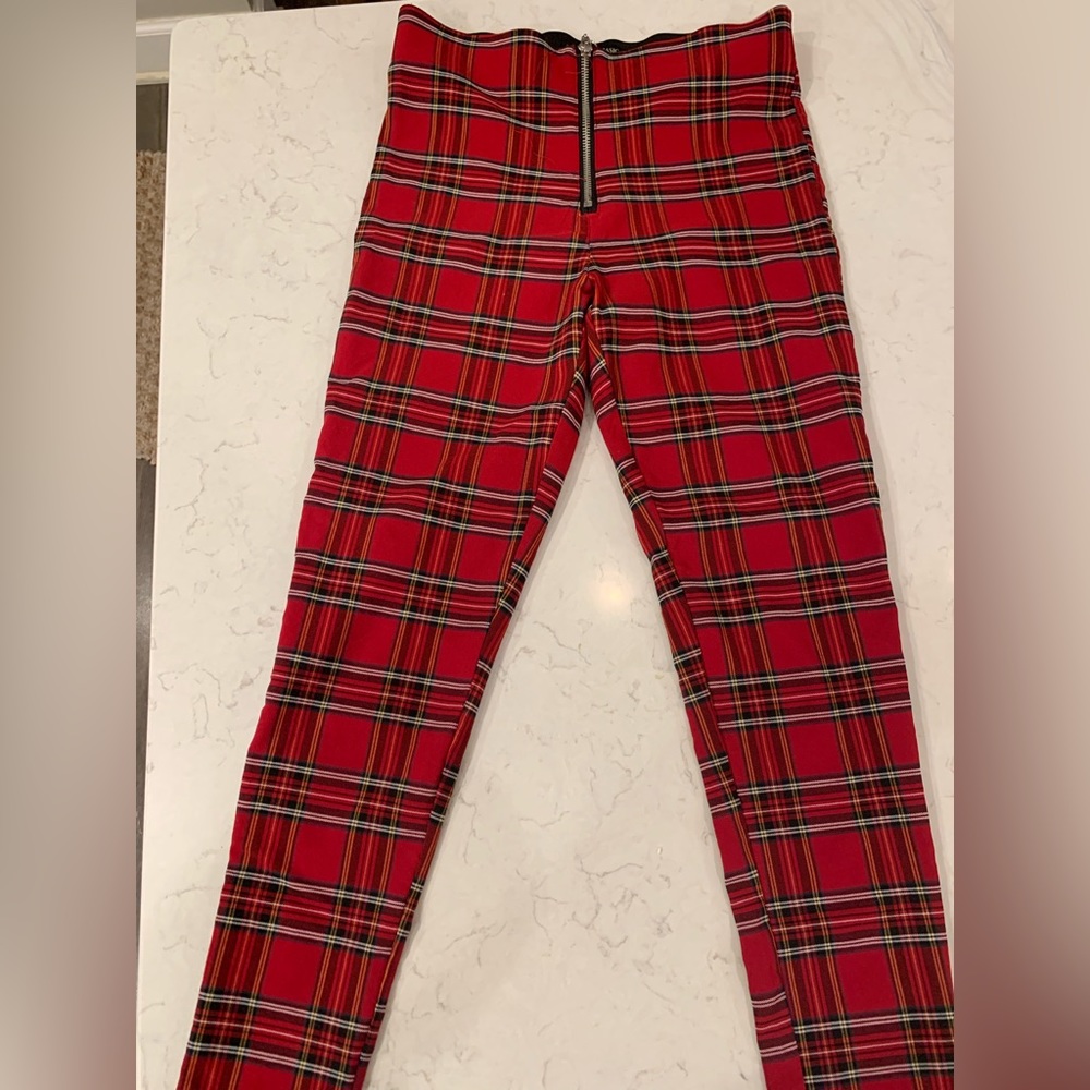 Zara plaid pants women’s medium